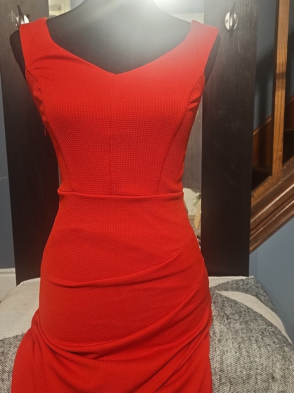 Dynamite Red Sleeveless Bodycon Dress